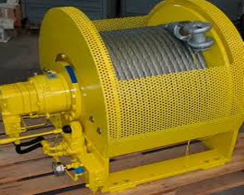 Hydraulic drive single drum winch for sale