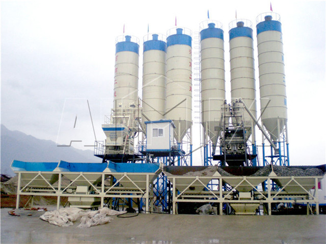 Stationary Concrete Batching Plant in China