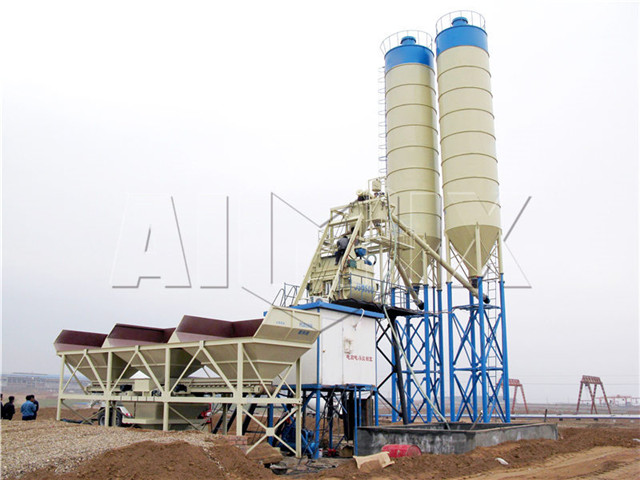  Stationary Concrete Batching Plant for sale