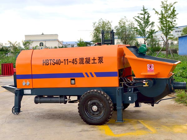 concrete trailer pump