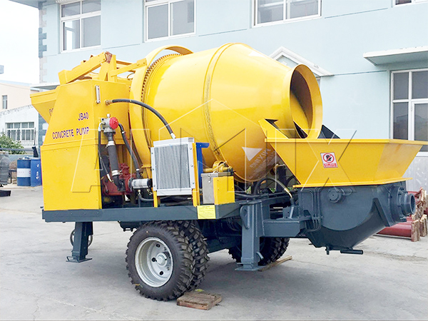 JBS40  electric concrete mixer pump