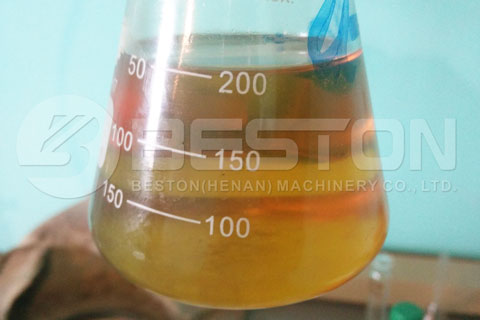 Oil Produced by Beston Pyrolysis Machine