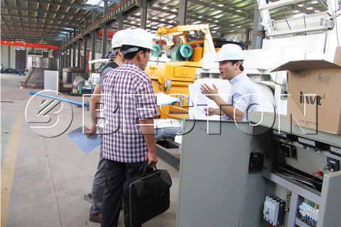 South Korean Customer Saw Beston Pyrolysis Machine