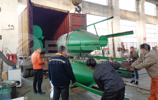 Shipment of Beston Sewage Sludge Carbonization Plant