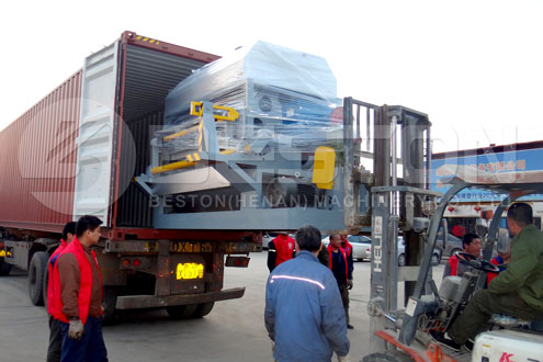 Shipment of Paper Egg Tray Equipment