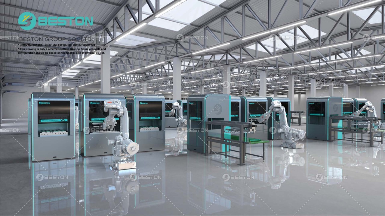 Pulp Molding Tableware Machine