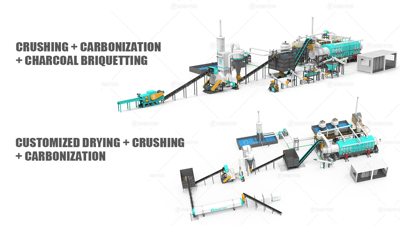 Beston Charcoal Production Line