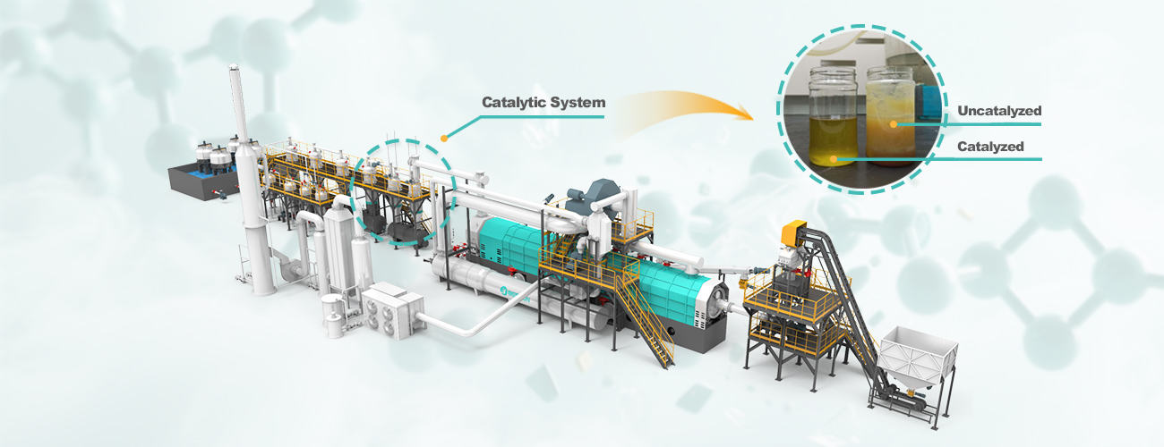 Plastic Pyrolysis Machine with Catalytic System